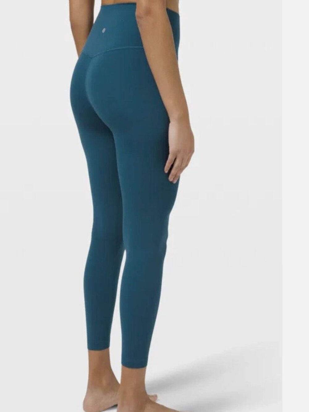 Lululemon Align High Rise DEEP Teal Leggings size 12  25" Inseam